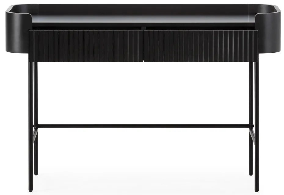 Masă consolă neagră 40x120 cm Willa – MOME