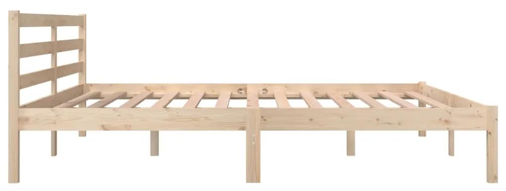 Cadru de pat super king 6ft, 180x200 cm, lemn masiv de pin