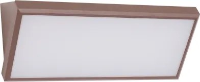 Brilagi - Aplică LED de exterior cu senzor TRIANGLE LED/42W/230V maro IP65