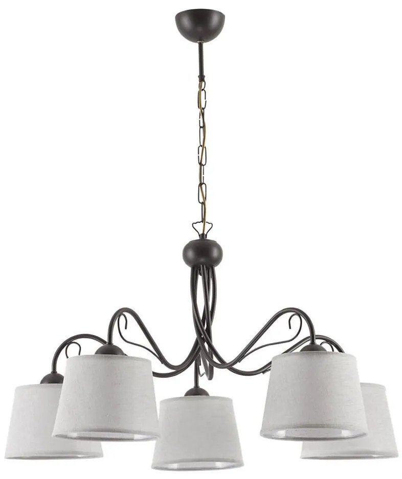 Jupiter 1362 - KM 5 V - Candelabru KAMELIA 5xE27/60W/230V pe lanț
