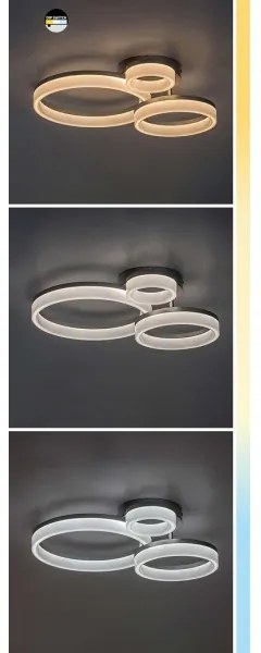 Plafonieră LED Rabalux 71383 AMILIA LED/24W/230V 3000/4000/6500K auriu