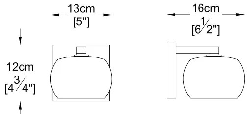 Aplică de cristal CRYSTAL 1xG9/42W/230V Zuma Line W0076-01A-B5FZ