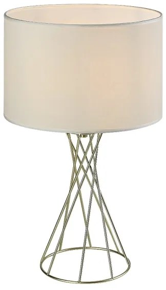 Rabalux 74081 - Lampă de masă NIVRA 1xE27/40W/230V auriu/alb