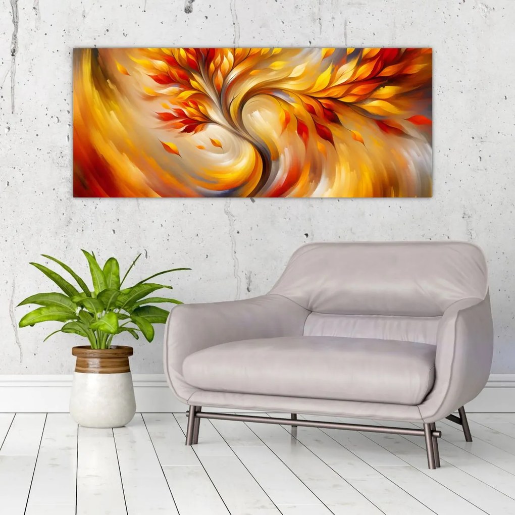 Tablou - Copac de toamnă (120x50 cm)