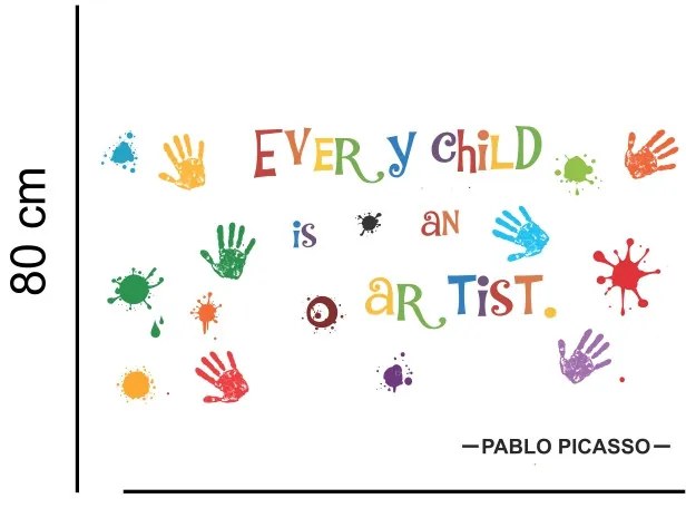Sticker perete Every Child is an Artist
