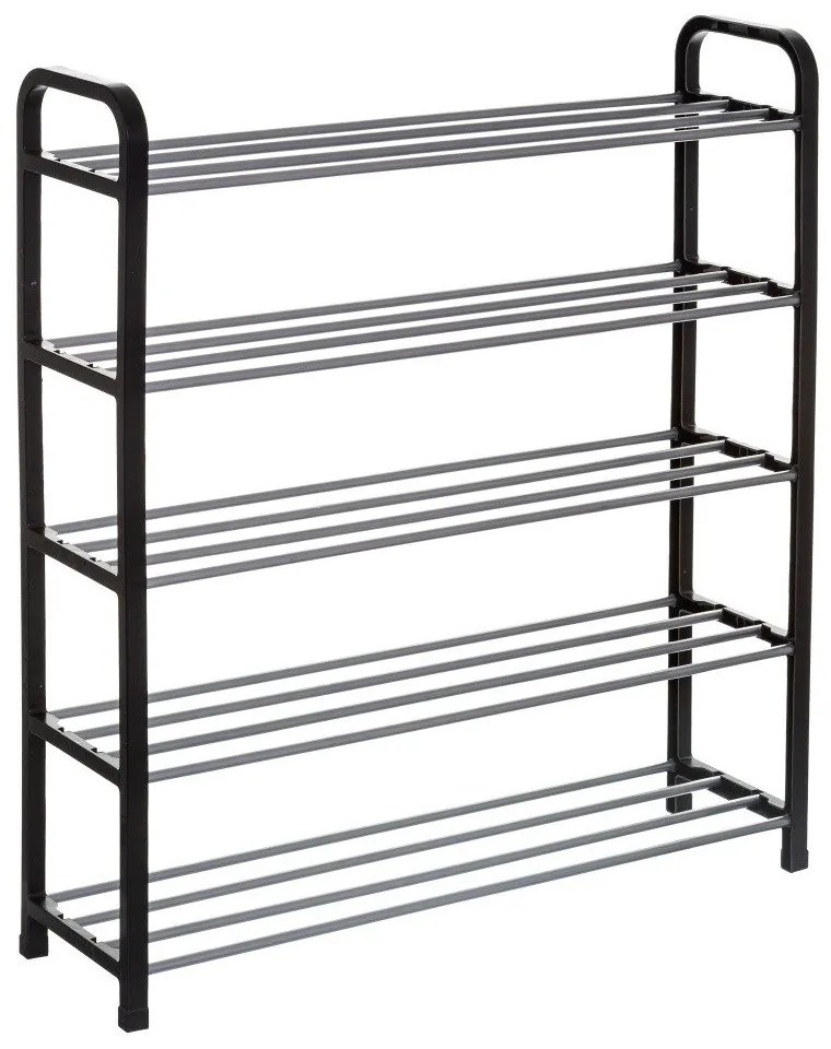 Pantofar 5 niveluri, 71x19,3x75,8 cm, Negru