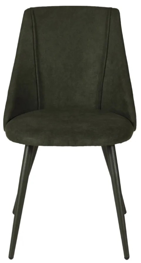 Scaun textil verde inchis Glovy