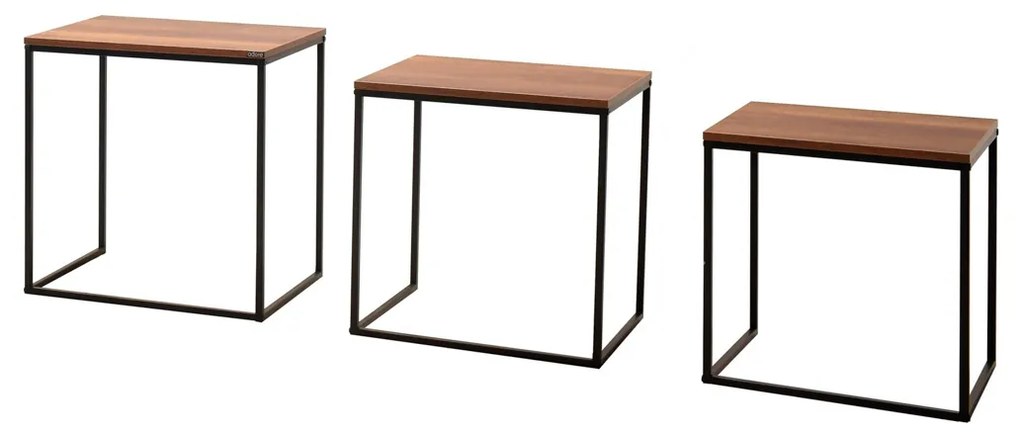 Măsuță auxiliară SHP 933 Walnut, 3 buc.