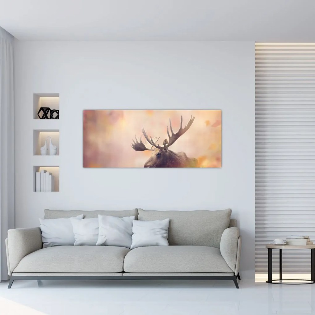 Tablou - Pădure în frunze de toamnă (120x50 cm)