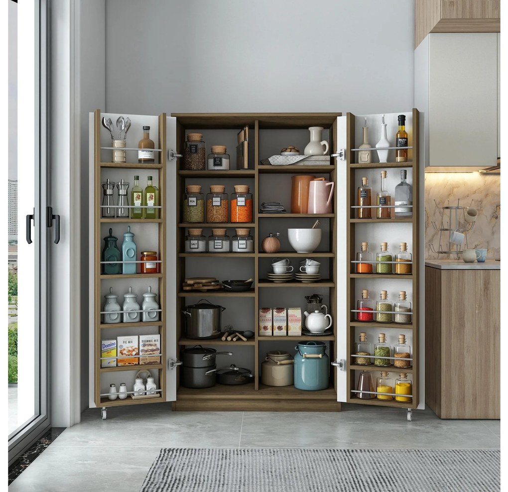 Dulap bucătărie alimente Passek (nuc alb). 1107695