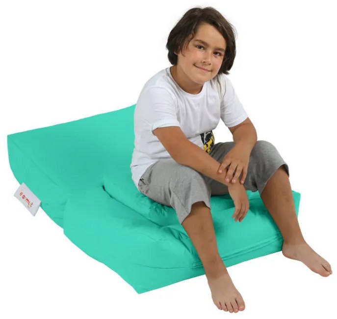 Fotoliu Puf Bean Bag Kids Single Seat, Turquoise