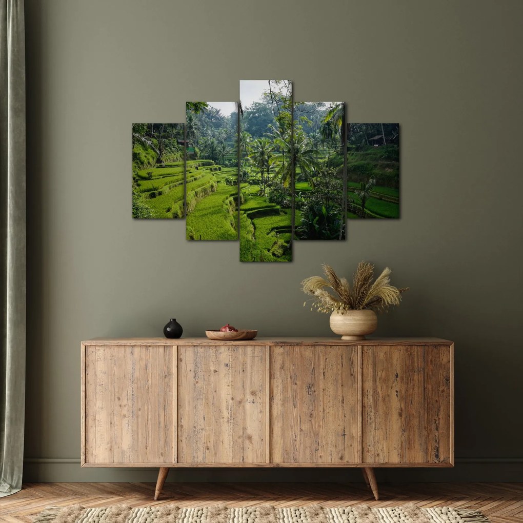 Tablou cu terasele cu orez Tegalalang, Bali (150x105 cm)