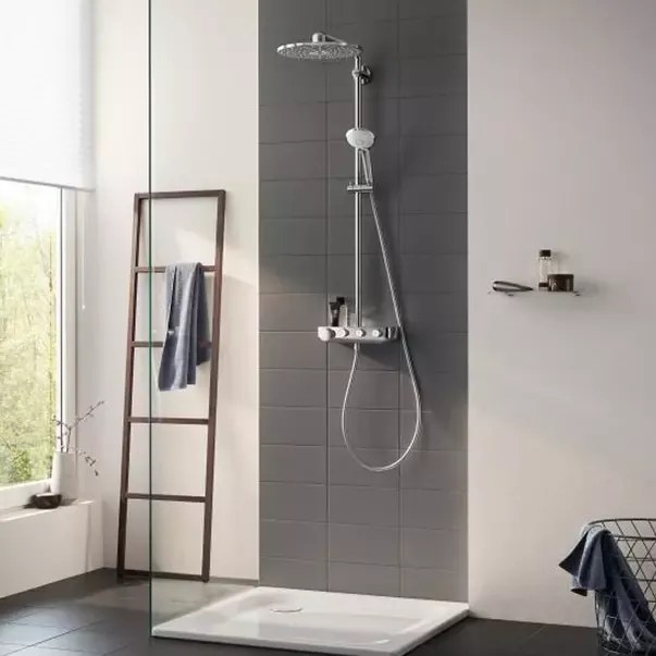 Coloana de dus cu baterie termostatata Grohe Euphoria 310 Duo cu 3 functii