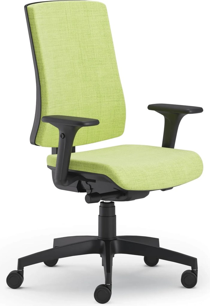 Scaun Ergo Plus, Tapițat cu Material Textil, Mecanism Syncron cu Antișoc - Gri