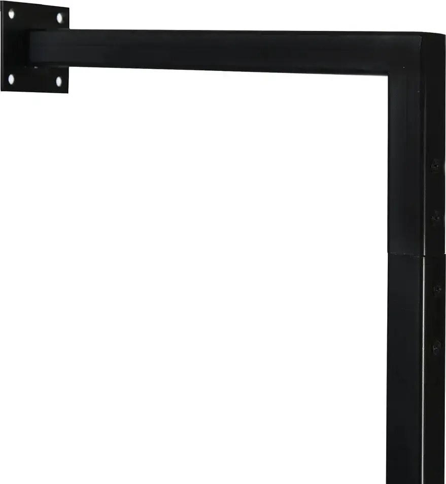 Stand umerase haine, Homs, 80x40 cm negru