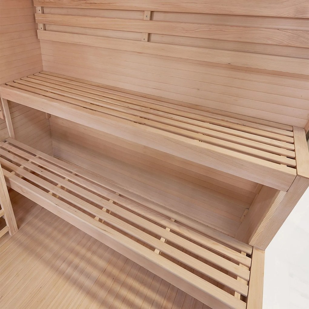 Vnútorná sauna Vantaa 175 so soľnými kameňmi