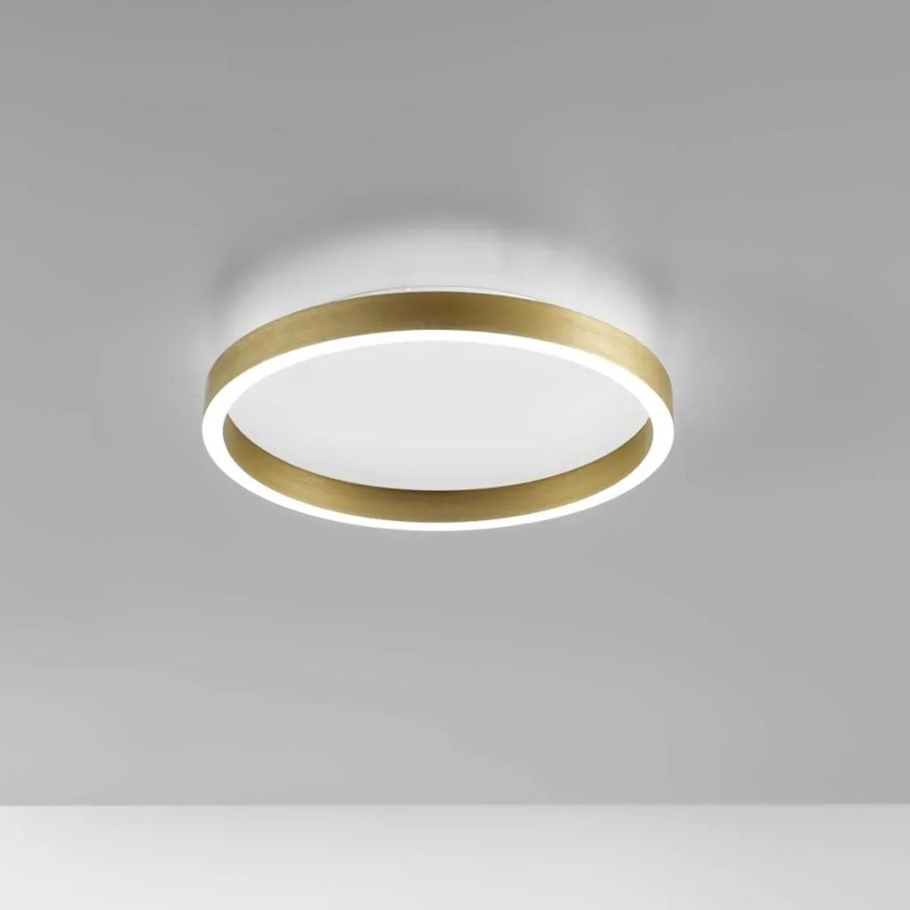 Plafoniera LED design slim AELA 40cm, auriu, alb sau negru