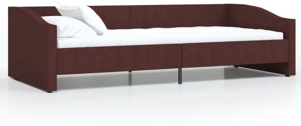 337231 vidaXL Pat de zi, violet, 90x200 cm, textil, USB