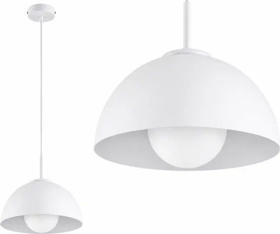BRILAGI - Lustru pe cablu COSMO 1xE27/60W/230V Ø 30 cm alb