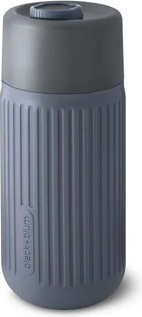 Cană de voiaj gri închis din sticlă 340 ml – Black + Blum