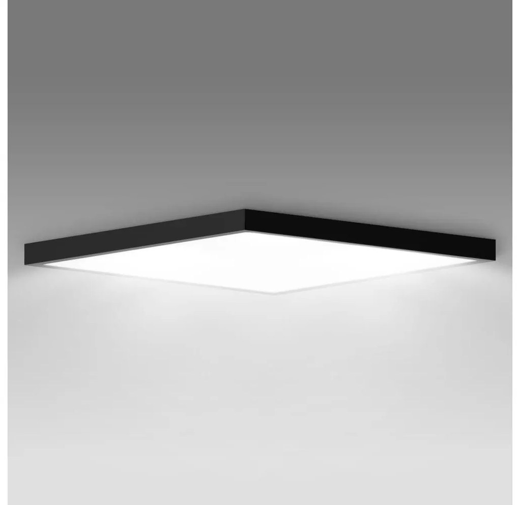 Plafonieră LED pentru baie FRAME LED/50W/230V 60x60 cm IP44 negru Brilagi