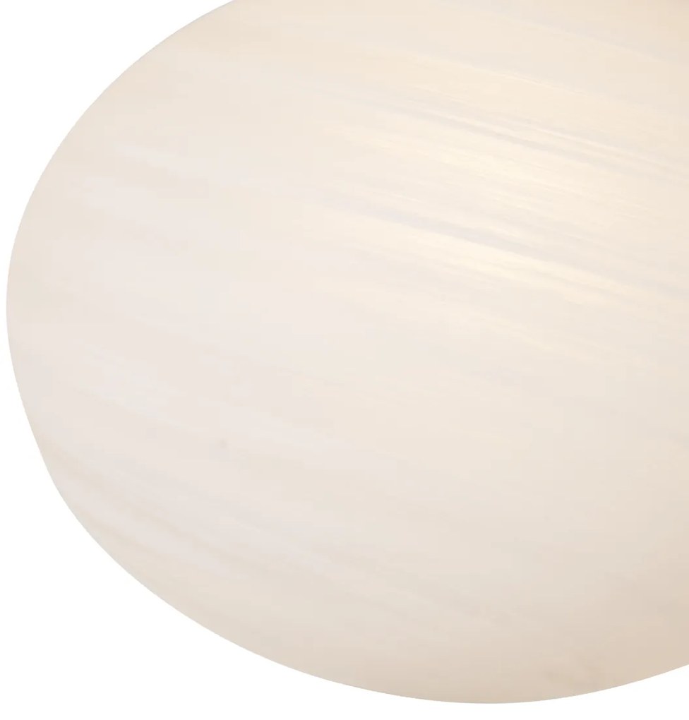 Lampa suspendată Art Deco aurie cu sticlă opal 9 lumini - Yani