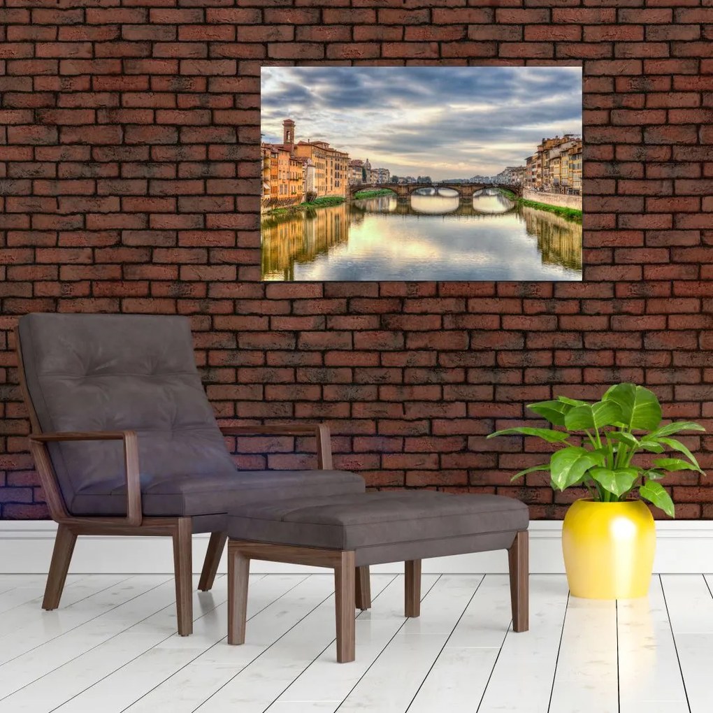 Tablou - Pod peste râu (90x60 cm)