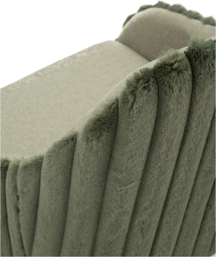 Scaune de bar verzi cu cotiere 2 buc. tapițate (înălțime șezut 78 cm) Alaska – Mauro Ferretti