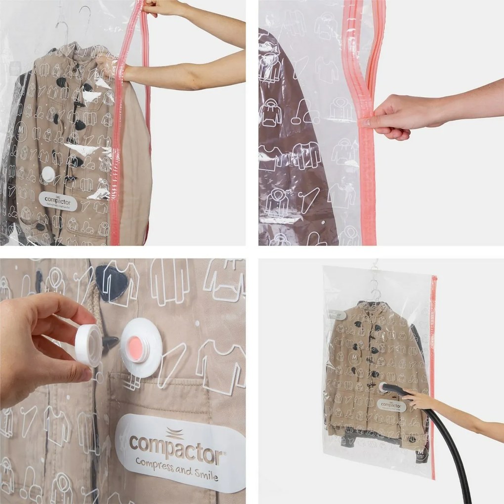 Compactor Set 2 huse de depozitare în vid Espace