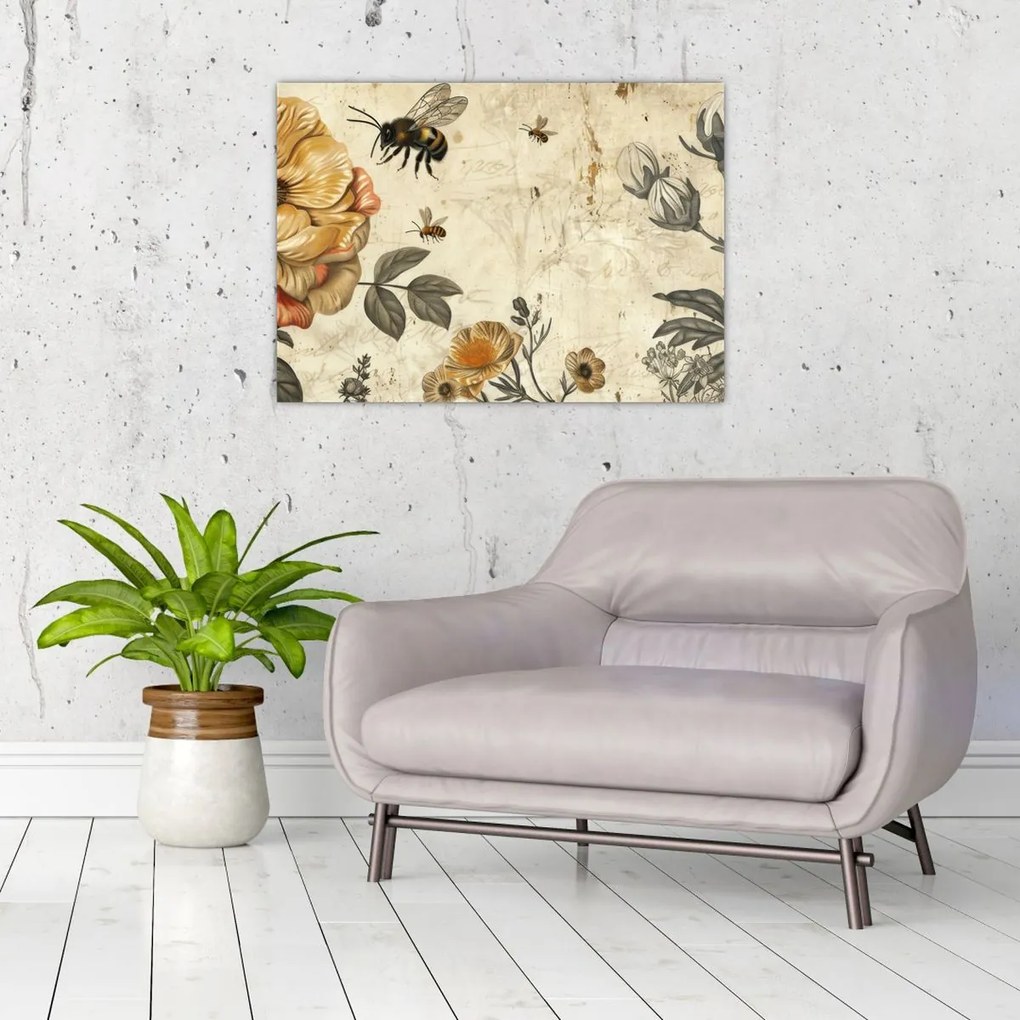 Tablou - Pajiștea albinelor (70x50 cm)