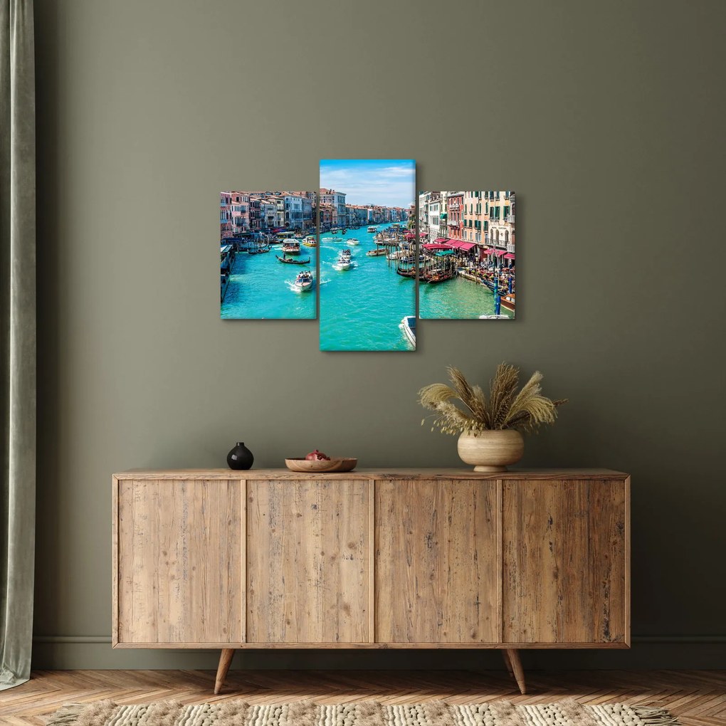 Tablou - Canalul Grande, Veneția, Italia (90x60 cm)