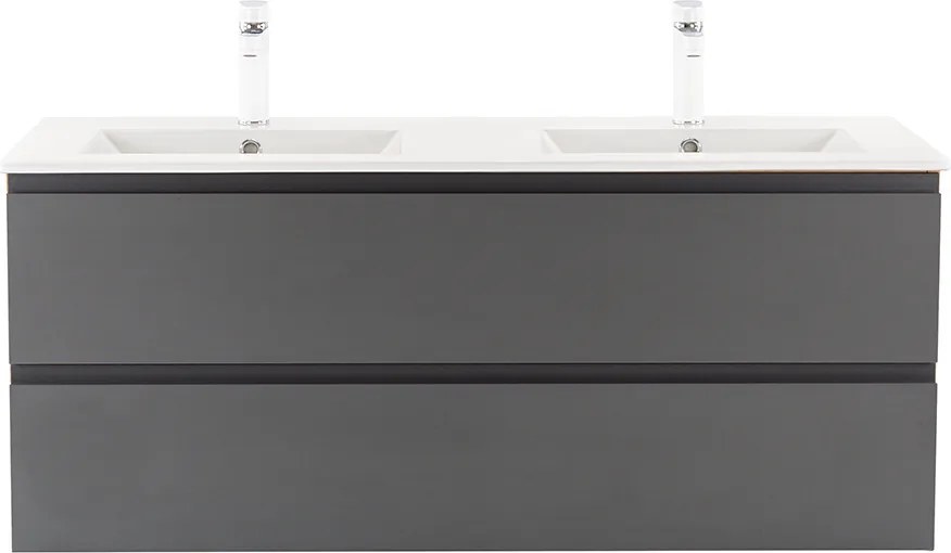 Vario Pull 120 dulap de bază cu chiuvetă stejar-antracite