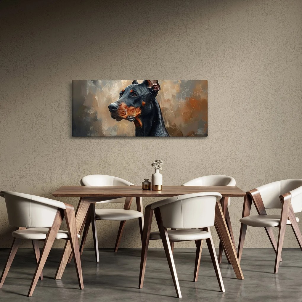 Tablou - Portretul lui Dobrman (120x50 cm)