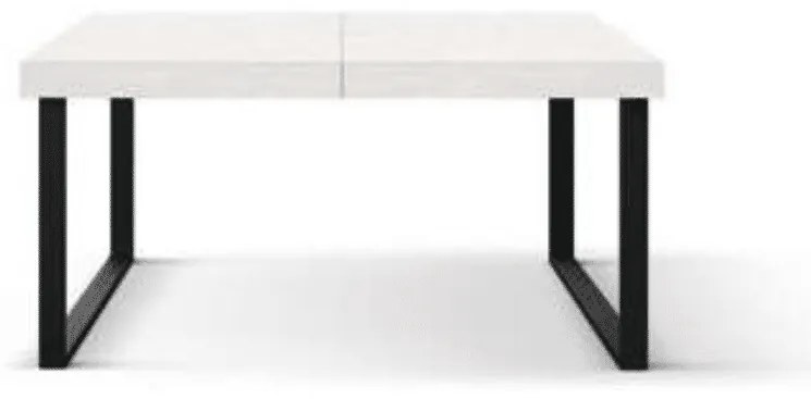 Masa Desire extensibila, picior metalic in U - RUSTIC - 140 cm / 90 / h 77