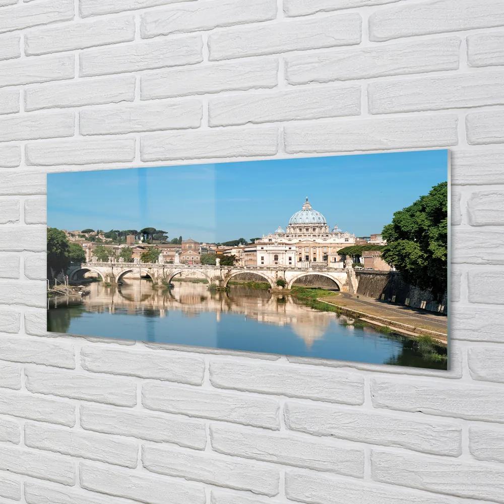 Panouri de sticlă poduri River Roma
