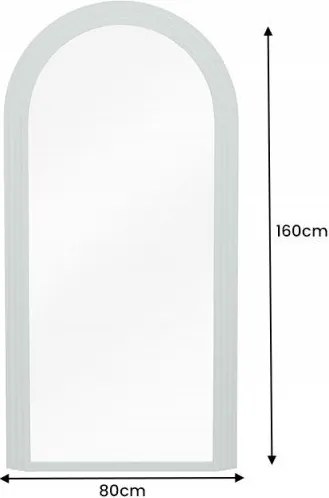 Oglinda de perete decorativa Art Deco 160cm, verde