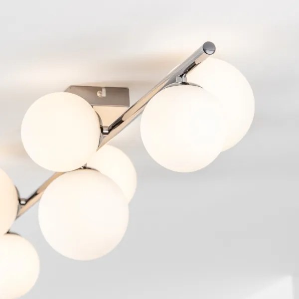 Lustră LED aplicată Brilagi MILLA 7xG9/3W/230V crom lucios/alb