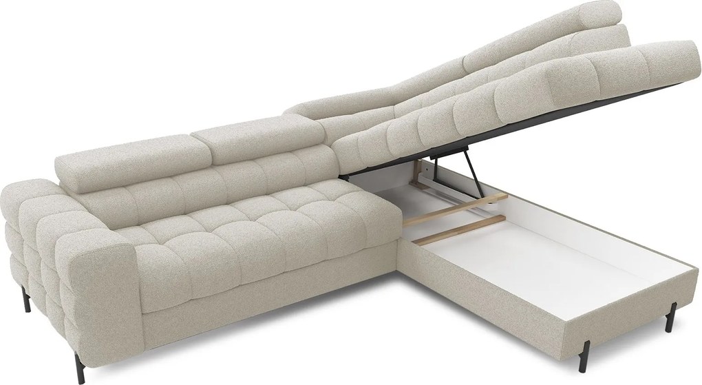 Colțar lemn masiv Ferry Extensibil Material Royal 18, 276 × 72 × 200 cm