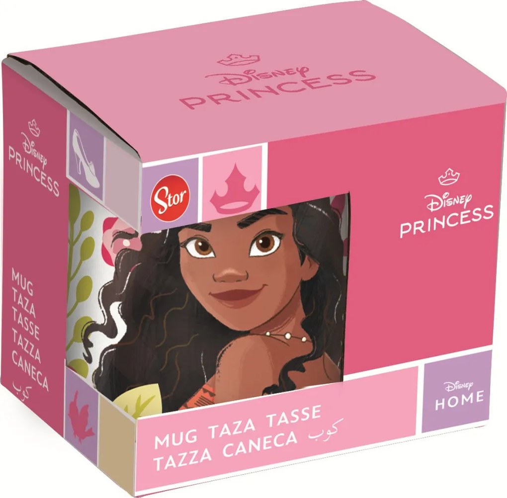 Prințesele Disney Courageous Heart cană de porțelan 235 ml (8 oz) în cutie de cadou