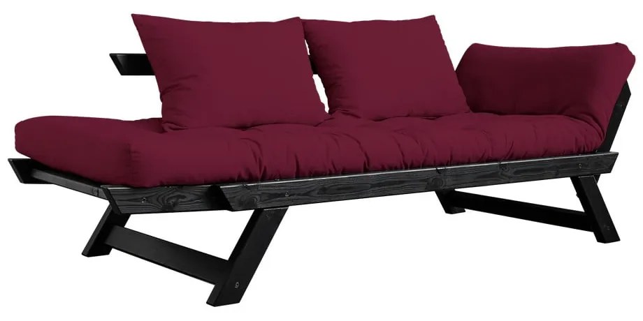 Canapea variabilă Karup Design Bebop Black/Bordeaux