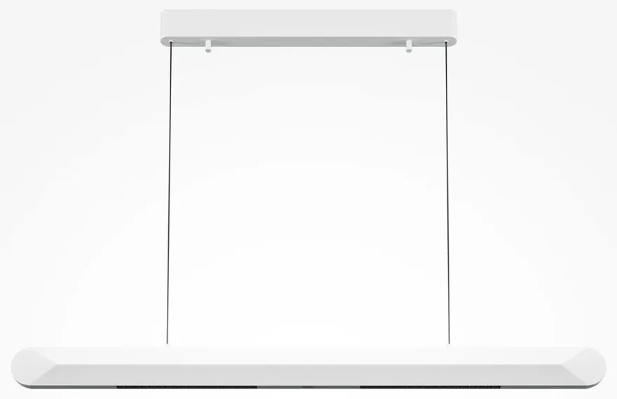 Lustra LED suspendata stil minimalist modern Motion alb