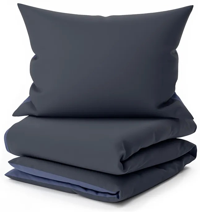 Lenjerie de pat din bumbac MONOCHROMATIC gri-albastru Dimensiune lenjerie de pat: 70 x 90 cm | 140 x 200 cm