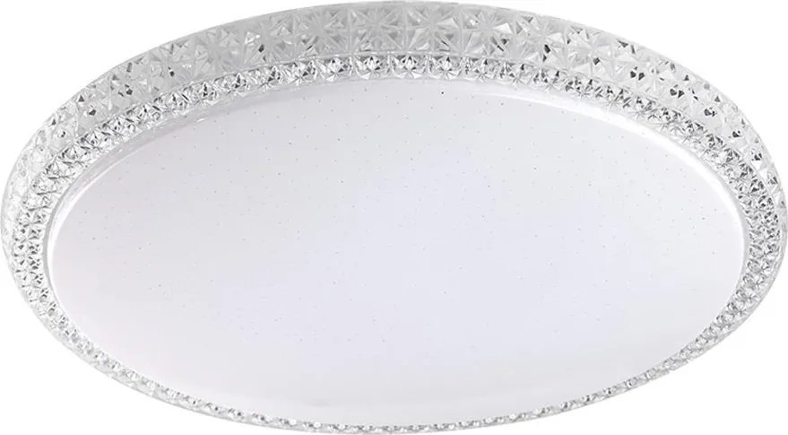 Prezent 71340 - Plafonieră LED dimabilă AMBIA, 40 W, 230 V, Ø 49,5 cm, transparentă
