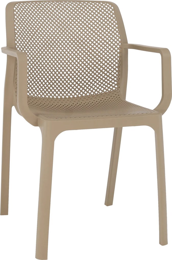 Scaun stivuibil, gri-maro / plastic, FRENIA
