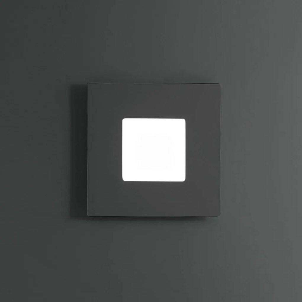 Plafoniera LED moderna BILDE 64x64cm, alb, negru sau auriu