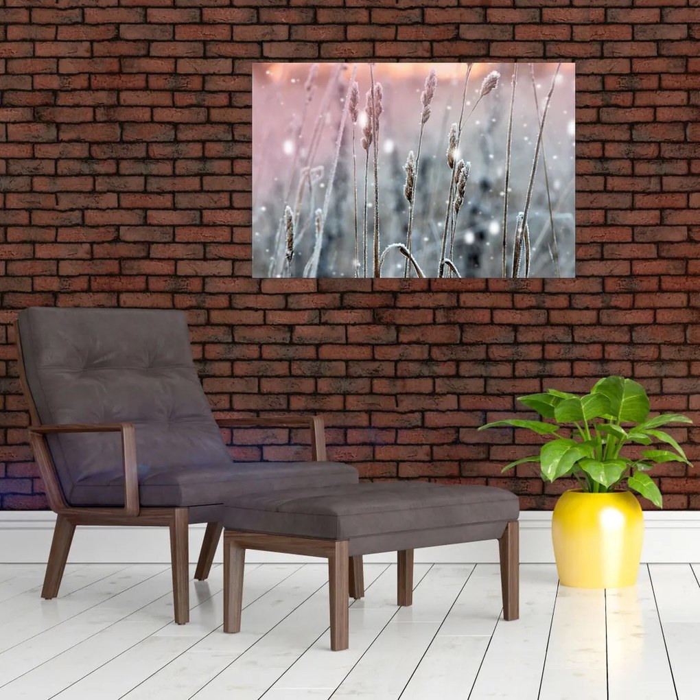 Tablou - Peisaj de iarnă (90x60 cm)