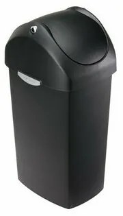 Simplehuman Coș de gunoi, 40 l, negru