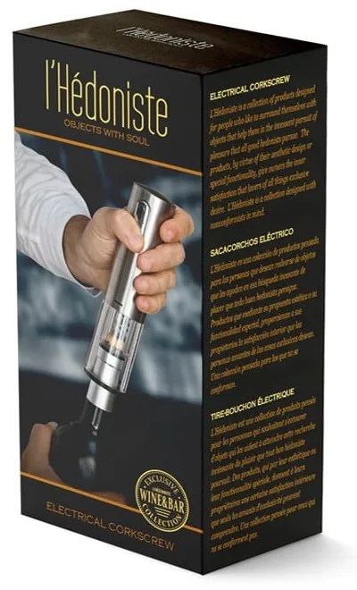 Tirbușon din oțel inoxidabil Hédoniste – Balvi