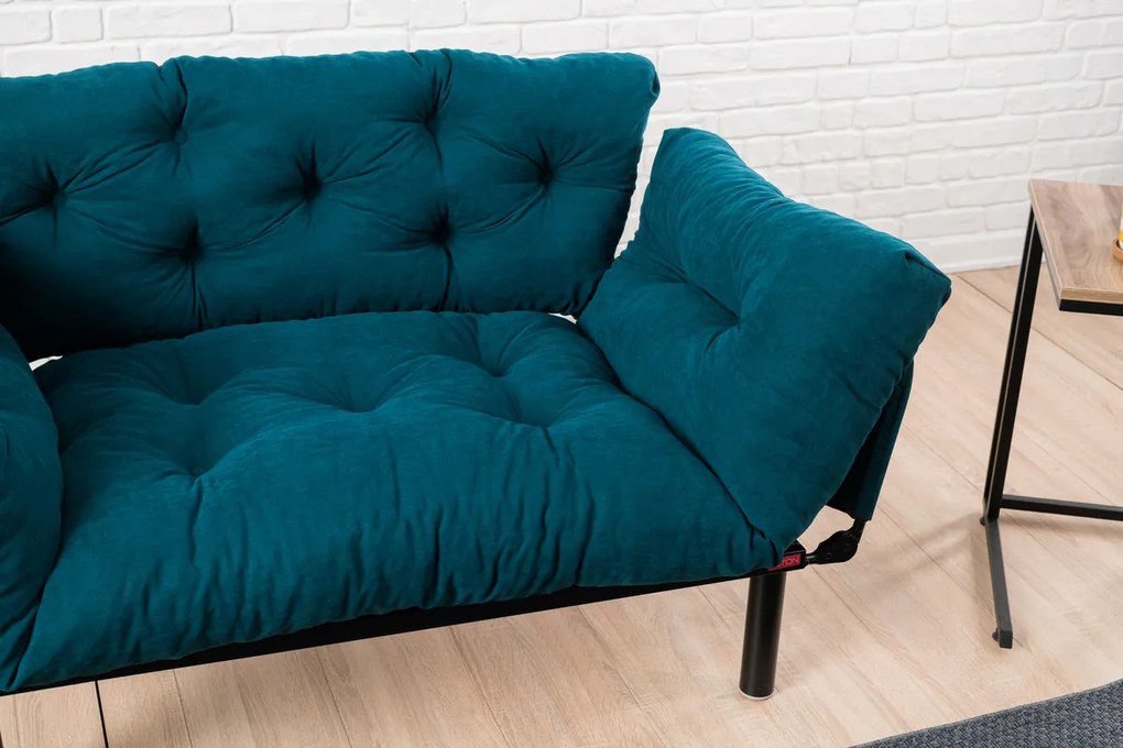 Canapea pat Nitta Petrol Blue