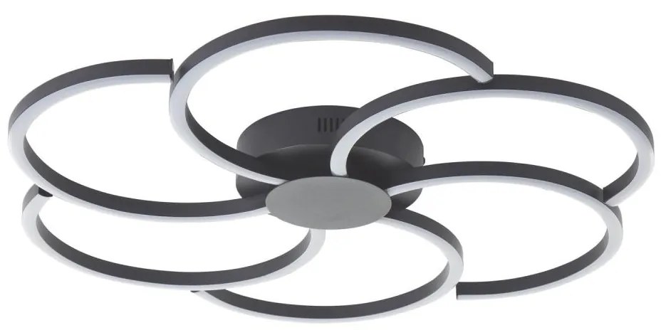 Plafonieră LED Brilliant FICO LED/32W/230V d. 65 cm negru